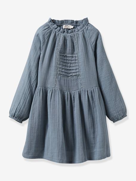 Robe fille en gaze de coton CYRILLUS  - vertbaudet enfant