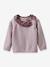 Pull Bébé col en tissu Liberty CYRILLUS rose imprimé 1 - vertbaudet enfant 