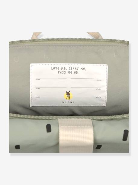 Mini sac à dos LÄSSIG Rolltop Happy Prints olive 6 - vertbaudet enfant 