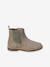 Boots cuir enfant zippées et élastiquées gris 2 - vertbaudet enfant 