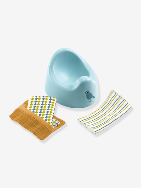 Pot & Lingettes - DJECO bleu 1 - vertbaudet enfant 