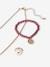 Ensemble collier + bracelet + bague marguerites mauve 3 - vertbaudet enfant 