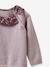 Pull Bébé col en tissu Liberty CYRILLUS rose imprimé 3 - vertbaudet enfant 