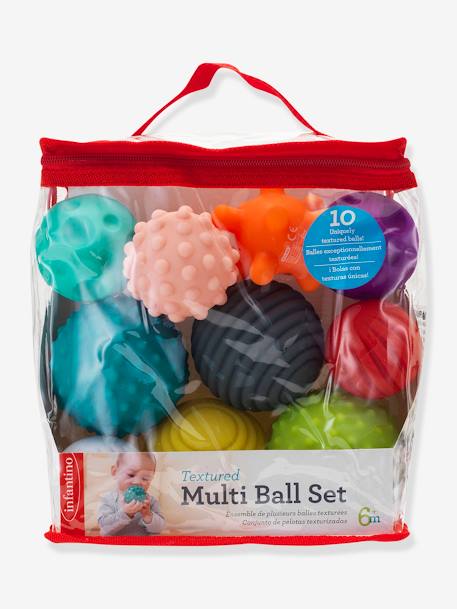 Set 10 balles Souples Sensorielles - INFANTINO multicolore 2 - vertbaudet enfant 