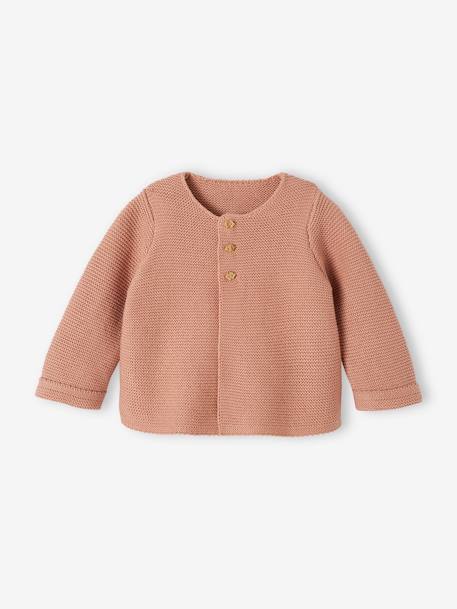 Bébé-Cardigan en coton bébé fine jauge BASICS