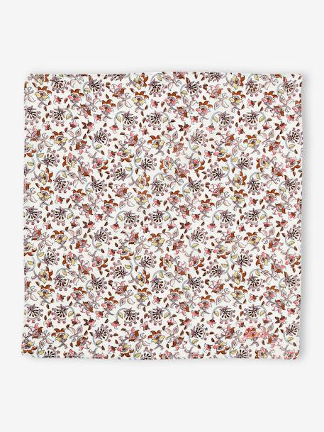 Foulard fleuri personnalisable bébé fille écru 3 - vertbaudet enfant 