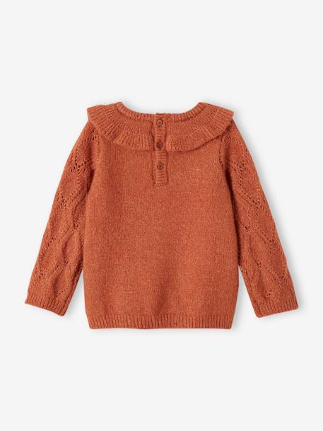 Pull losanges bébé rouille 4 - vertbaudet enfant 