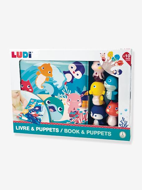 Livre Pupets Mer - LUDI bleu 5 - vertbaudet enfant 