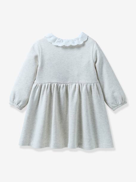 Robe en molleton Bébé CYRILLUS beige chiné 2 - vertbaudet enfant 