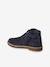 Boots lacées et zippées en cuir enfant collection maternelle marine 4 - vertbaudet enfant 