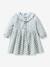 Robe bébé en velours imprimé CYRILLUS bleu imprimé 1 - vertbaudet enfant 