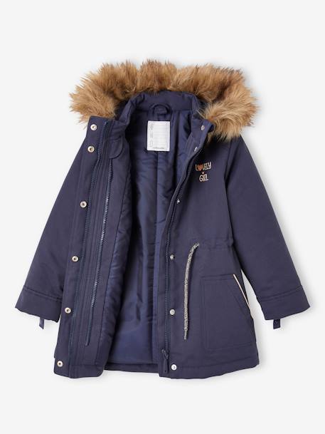 Parka 3 en 1 hiver fille marine+PURPLE DARK 4 - vertbaudet enfant 