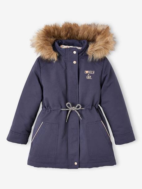 Fille-Manteau, veste-Manteau, parka, blouson-Parka 3 en 1 hiver fille