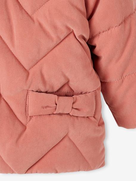 Manteau 3 en 1 bébé matelassé bleu ardoise+rose 14 - vertbaudet enfant 