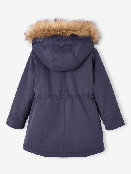 Parka 3 en 1 hiver fille marine+PURPLE DARK 6 - vertbaudet enfant 