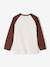 T-shirt sport motif en relief garçon manches longues raglan beige chiné 2 - vertbaudet enfant 