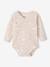 Lot de 3 bodies manches longues bébé en coton bio ouverture naissance bleu jean+rose poudré 11 - vertbaudet enfant 