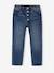 Jean Mom MorphologiK fille Tour de hanches LARGE bleu jean 1 - vertbaudet enfant 