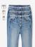 Jean Mom MorphologiK fille tour de hanches FIN bleu jean+double stone+stone 13 - vertbaudet enfant 