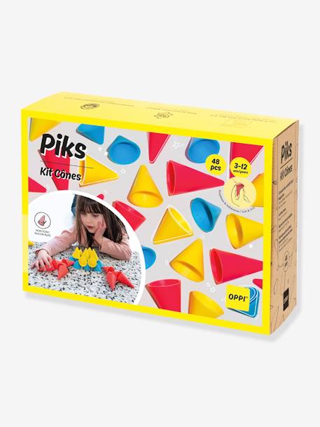 Kit cônes Piks OPPI multicolore 1 - vertbaudet enfant 