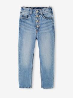 Jean Mom MorphologiK fille tour de hanches FIN  - vertbaudet enfant