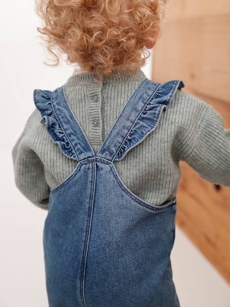 Salopette bébé en denim stone 7 - vertbaudet enfant 