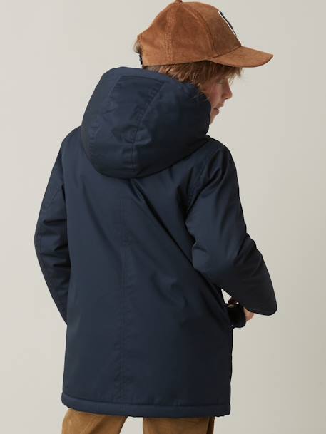 Parka chaude garçon CYRILLUS marine 4 - vertbaudet enfant 