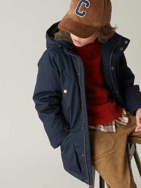 Parka chaude garçon CYRILLUS marine 6 - vertbaudet enfant 