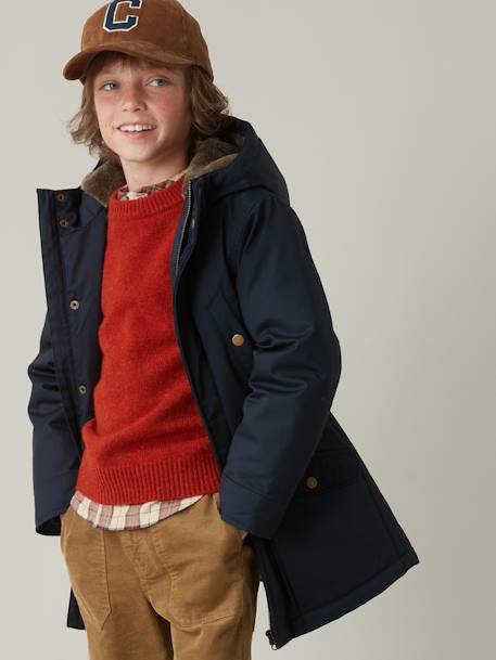 Parka chaude garçon CYRILLUS marine 5 - vertbaudet enfant 