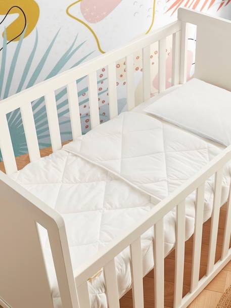 Pack couette + oreiller bébé bio* blanc 1 - vertbaudet enfant 