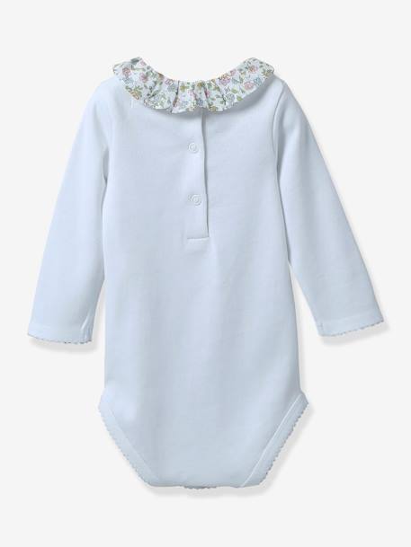 Body Liberty Aisha coton bio CYRILLUS blanc imprimé 2 - vertbaudet enfant 