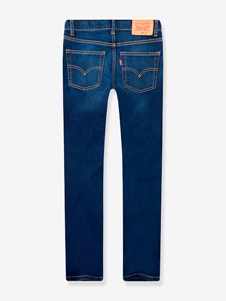 Jean skinny 510 LEVI'S bleu+bleu jean+noir 6 - vertbaudet enfant 