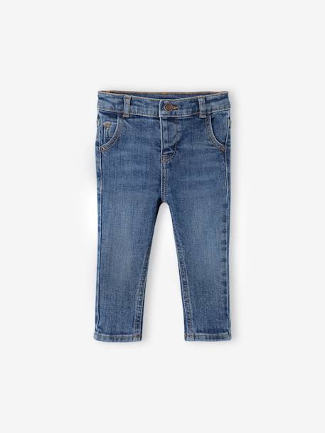 Jean bébé coupe droite BASICS stone 1 - vertbaudet enfant 