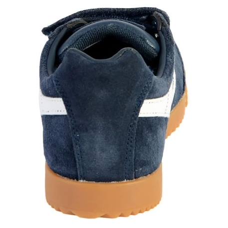 Basket Gola Enfant - GOLA - Harrier Velcro - Navy Red Sun - Cuir - Scratch BLEU 4 - vertbaudet enfant 