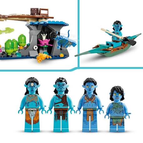 LEGO® Avatar 75578 Le Village Aquatique de Metkayina, Jouet, avec Village, Canoë, Pandora BLANC 4 - vertbaudet enfant 