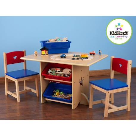 KidKraft - Ensemble table et chaises Étoile ROUGE 2 - vertbaudet enfant 