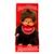 Monchhichi Garçon Bavoir Rouge 20 cm ROUGE 2 - vertbaudet enfant 