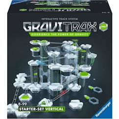 Jouet-Jeux d'imagination-Jeux de construction-GraviTrax PRO - Ravensburger - Starter Set Vertical - Circuits de billes créatifs - 153 pièces - dès 8 ans