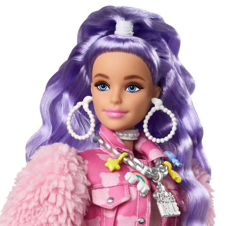 Barbie - Barbie Extra Bulldog Hipster - Poupée - 3 ans et + VIOLET 2 - vertbaudet enfant 