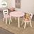 KidKraft - Ensemble table ronde avec rangement + 2 chaises - Rose et blanc BLANC 3 - vertbaudet enfant 