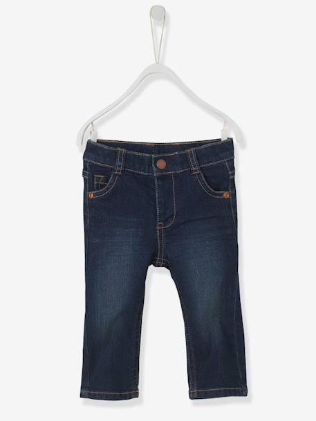 Jean bébé garçon coupe droite  BASICS Denim brut 5 - vertbaudet enfant 