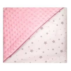 -Couverture  coton et minky Stella