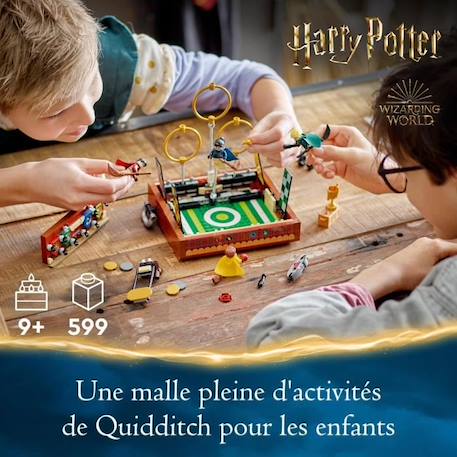 LEGO® Harry Potter 76416 La Malle de Quidditch, Jouet 1 ou 2 Joueurs, avec 3 Jeux de Quidditch ROUGE 6 - vertbaudet enfant 