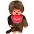 Monchhichi Garçon Bavoir Rouge 20 cm ROUGE 1 - vertbaudet enfant 