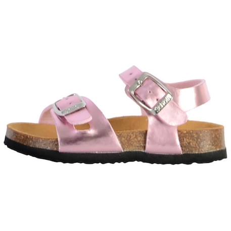 Mules enfant Scholl Adalene - Cuir Rose Cuivre - Boucle de serrage - Confort exceptionnel ROSE 1 - vertbaudet enfant 