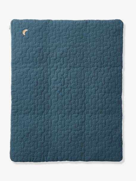 Tapis de sol / fond de parc en gaze de coton bio* FANCY bleu nuit 2 - vertbaudet enfant 