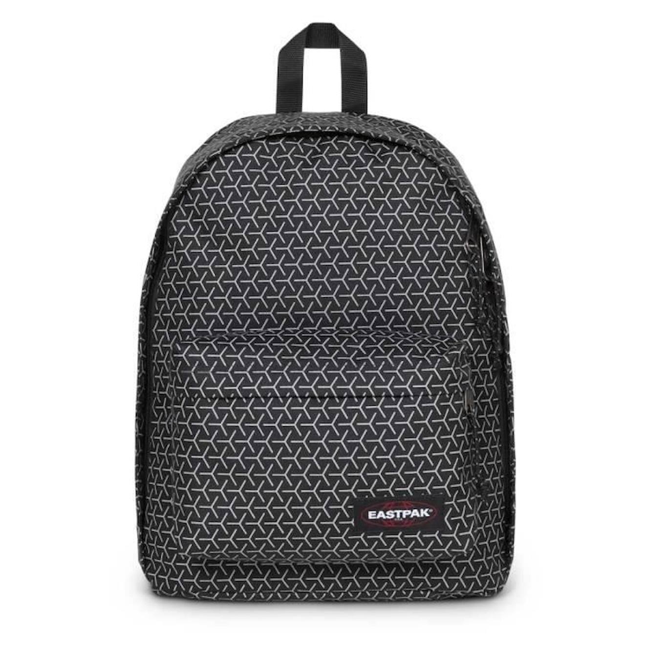 Sac dos Eastpak Out Of Office Refleks Meta Black blanc Eastpak