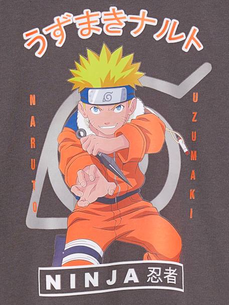 T-shirt manches longues Naruto® Uzumaki garçon gris 3 - vertbaudet enfant 