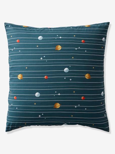 Parure enfant housse de couette + taie d'oreiller avec coton recyclé SPACE ADVENTURE multicolore 4 - vertbaudet enfant 