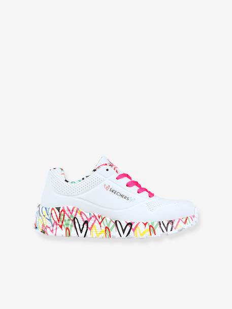 Baskets enfant Uno Lite - Lovely Luv 314976L-WMLT SKECHERS® blanc 1 - vertbaudet enfant 